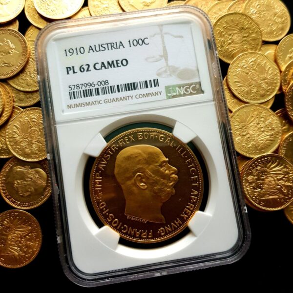 100 Koruna 1910 BZ, PL 62 CAMEO