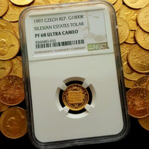 1000 Kč Třídukát slezských stavů 1997, PF 68 ULTRA CAMEO