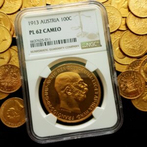 100 Koruna 1913 BZ, PL 62 CAMEO