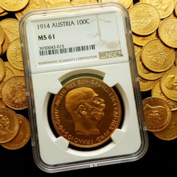 100 Koruna 1914 BZ, MS 61
