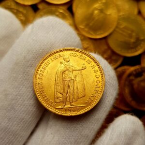 20 Koruna 1908 KB, vzácný ročník