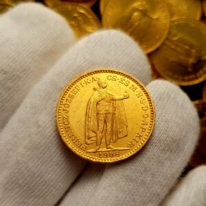 20 Koruna 1908 KB, vzácný ročník