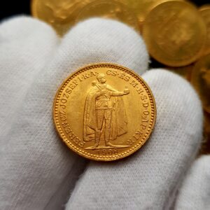 20 Koruna 1908 KB, vzácný ročník