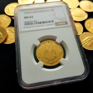 Svatováclavský 2 Dukát 1933, MS 63