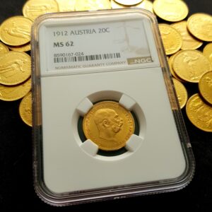 20 Koruna 1912 BZ, MS 62