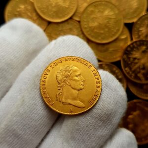 Dukát 1834 E,  František II. (I.), krásný stav