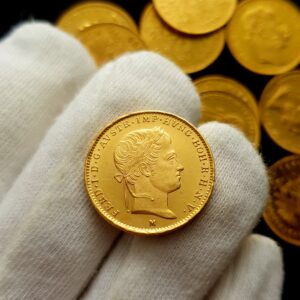 1/2 Sovráno 1849 M - Ferdinand V., raženo až po odstoupení! katalog až 100 000 Kč