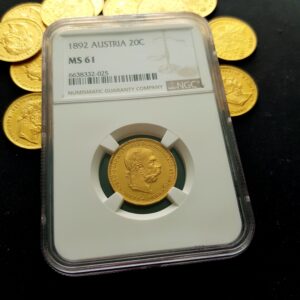 20 Koruna 1892 BZ, MS 61